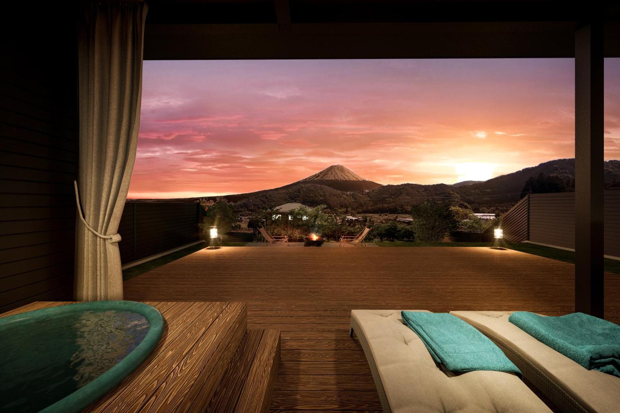Fuji View And Spa Resort Tsumugi Kawaguchiko Fujikawaguchiko Εξωτερικό φωτογραφία